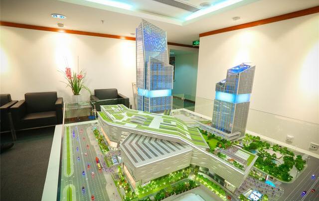 廣場沙盤模型首次亮相 廣場沙盤模型首次亮相